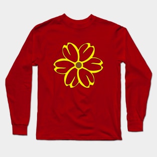 Funny Sunflower, new design yellow flowers 2020 Long Sleeve T-Shirt